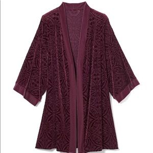 Burnout Print Wrap Merlot
